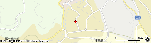 東京都神津島村323周辺の地図