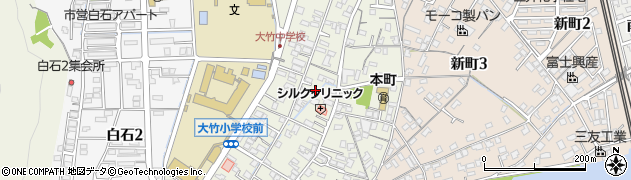 広島県大竹市本町周辺の地図