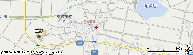 香川県三豊市三野町大見3928周辺の地図