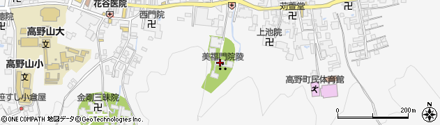 不動院周辺の地図
