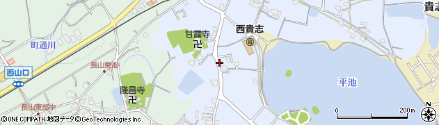 和歌山県紀の川市貴志川町長原周辺の地図