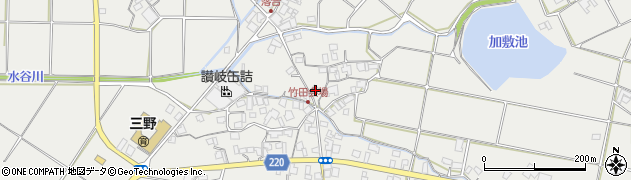 香川県三豊市三野町大見3909周辺の地図