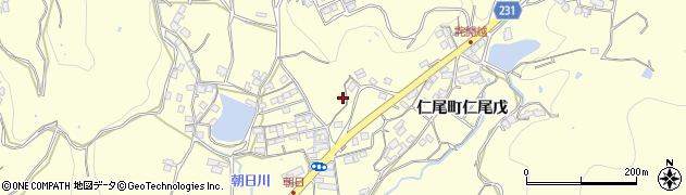 香川県三豊市仁尾町仁尾戊624周辺の地図