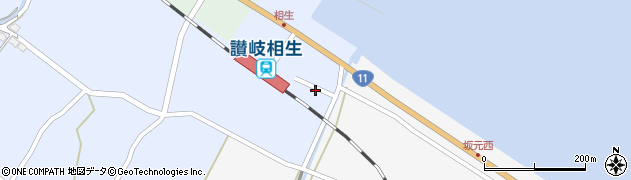 香川県東かがわ市南野844周辺の地図