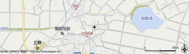 香川県三豊市三野町大見3915周辺の地図