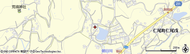 香川県三豊市仁尾町仁尾己158周辺の地図