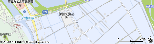 香川県三豊市三野町下高瀬1339周辺の地図