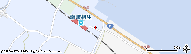 香川県東かがわ市南野841周辺の地図