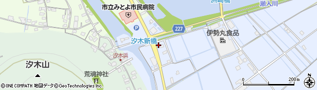 香川県三豊市三野町下高瀬1318周辺の地図