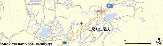 香川県三豊市仁尾町仁尾戊660周辺の地図