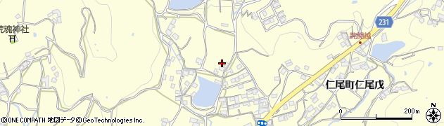香川県三豊市仁尾町仁尾己5周辺の地図