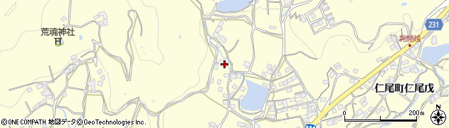香川県三豊市仁尾町仁尾己190周辺の地図