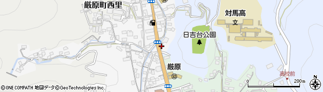 長崎県対馬市厳原町宮谷77-3周辺の地図