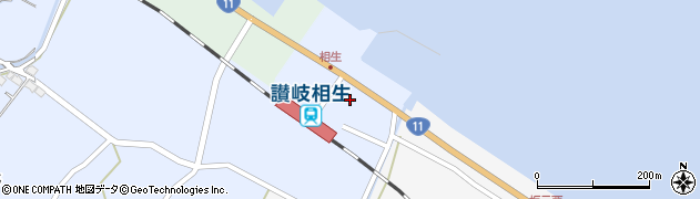 香川県東かがわ市南野852周辺の地図