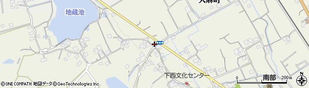 香川県善通寺市大麻町2298周辺の地図