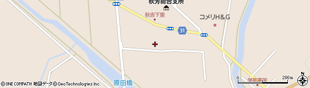 美祢市秋芳テニス場周辺の地図