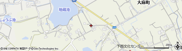 香川県善通寺市大麻町2626周辺の地図