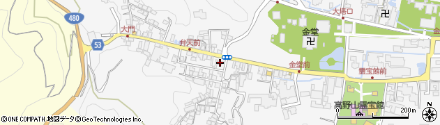 和歌山県伊都郡高野町高野山261周辺の地図