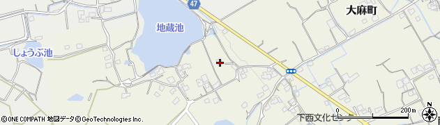 香川県善通寺市大麻町2633周辺の地図