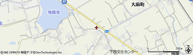 香川県善通寺市大麻町2279周辺の地図