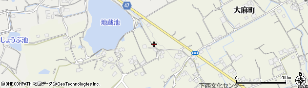 香川県善通寺市大麻町2275周辺の地図