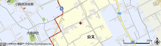 香川県仲多度郡まんのう町公文172周辺の地図