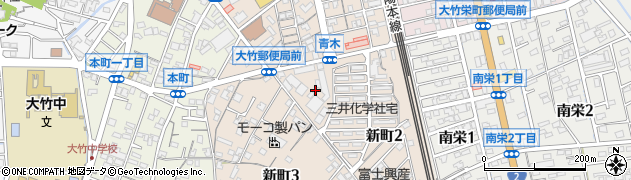広島県大竹市新町周辺の地図