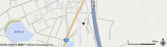 香川県三豊市三野町大見21周辺の地図