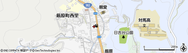 鈴木石油株式会社　厳原給油所周辺の地図