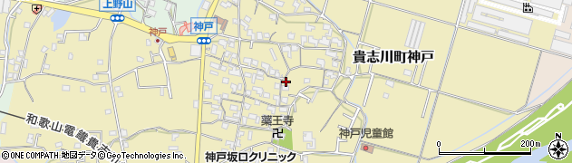 和歌山県紀の川市貴志川町神戸523周辺の地図