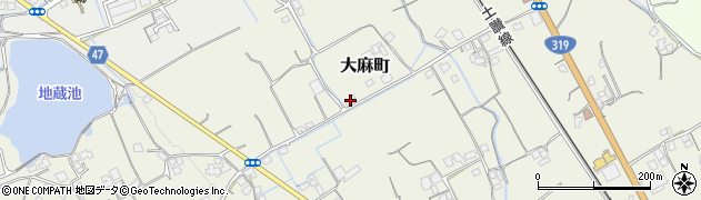 香川県善通寺市大麻町2218周辺の地図