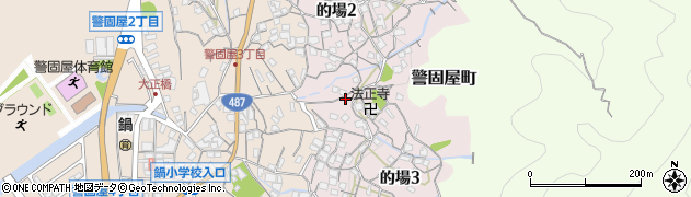 広島県呉市的場周辺の地図