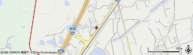 香川県丸亀市綾歌町岡田上438周辺の地図