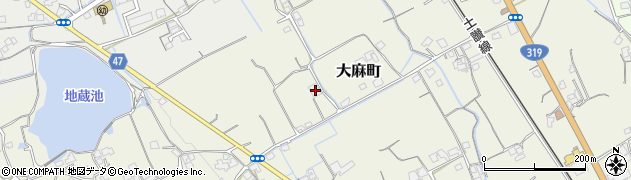 香川県善通寺市大麻町2229周辺の地図