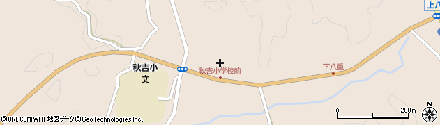 山口県美祢市秋芳町秋吉周辺の地図