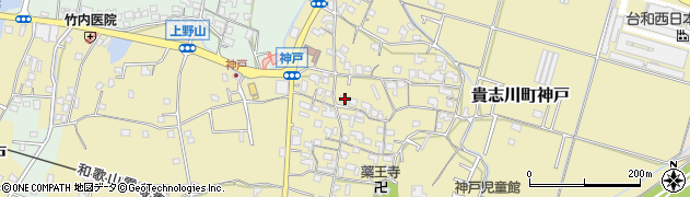 和歌山県紀の川市貴志川町神戸490周辺の地図