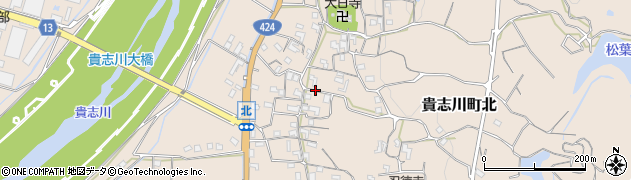 和歌山県紀の川市貴志川町北周辺の地図