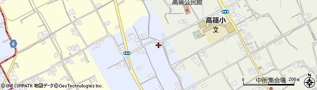 香川県仲多度郡まんのう町西高篠421周辺の地図