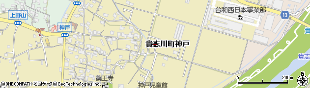 和歌山県紀の川市貴志川町神戸107周辺の地図