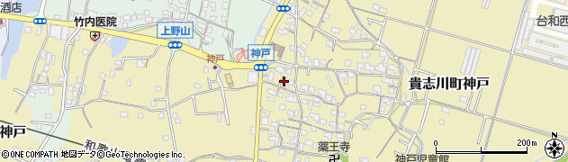 和歌山県紀の川市貴志川町神戸443周辺の地図