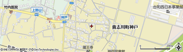 和歌山県紀の川市貴志川町神戸周辺の地図