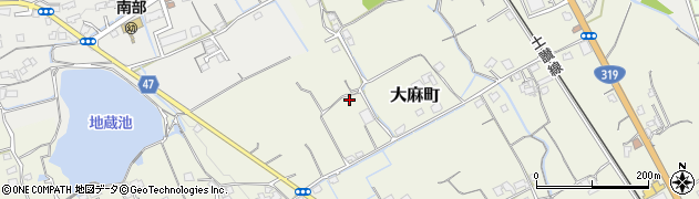 香川県善通寺市大麻町2227周辺の地図