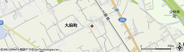 香川県善通寺市大麻町1866周辺の地図
