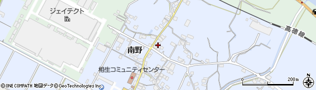 香川県東かがわ市南野52周辺の地図