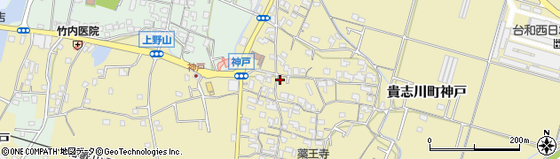 和歌山県紀の川市貴志川町神戸445周辺の地図