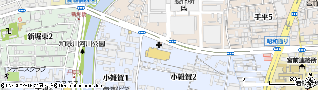 和歌山市消防局南消防署宮前出張所周辺の地図