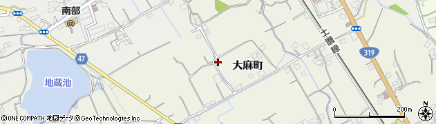 香川県善通寺市大麻町2221周辺の地図