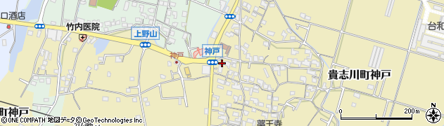 和歌山県紀の川市貴志川町神戸440周辺の地図