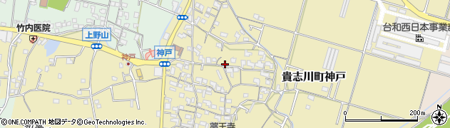 和歌山県紀の川市貴志川町神戸423周辺の地図