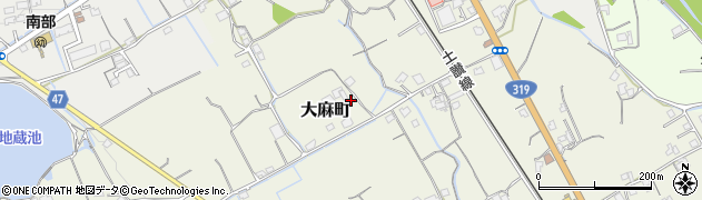 香川県善通寺市大麻町2207周辺の地図